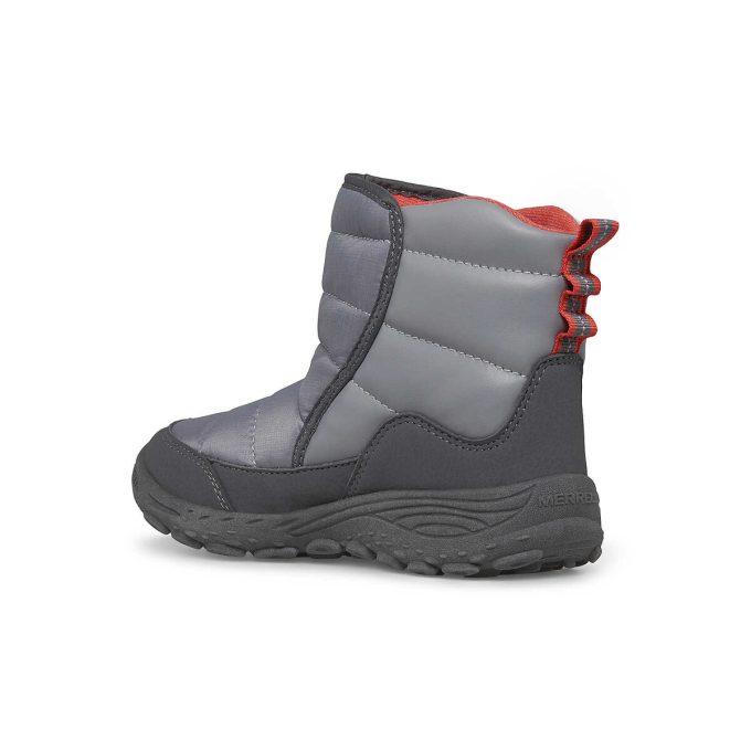 Bota acolchada polar para niños grandes