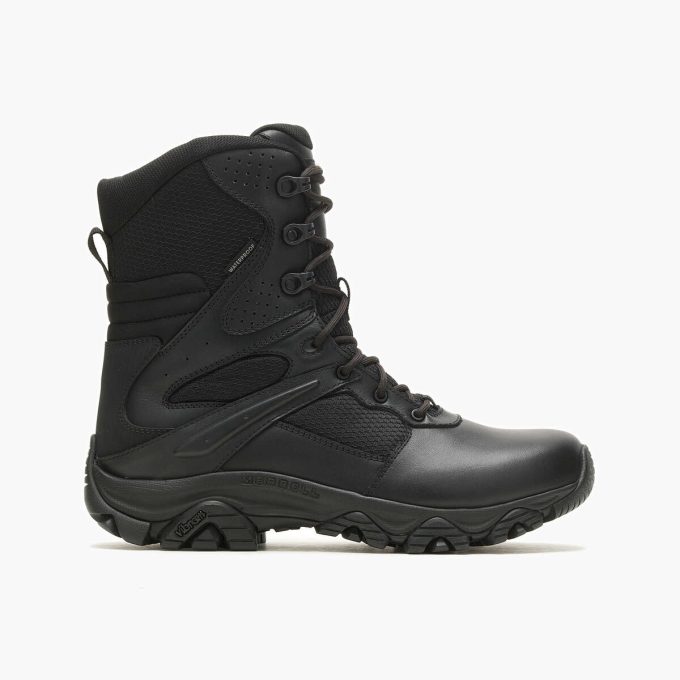 Bota impermeable con cremallera y respuesta táctica Moab 3 8″ para hombre Bota impermeable con cremallera y respuesta táctica Moab 3 8″ para hombre