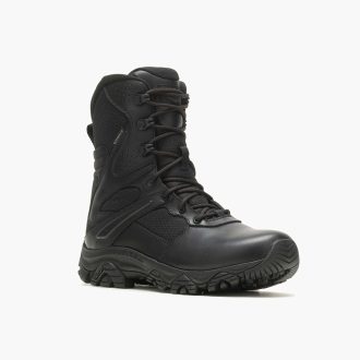 Bota impermeable con cremallera y respuesta táctica Moab 3 8″ para hombre