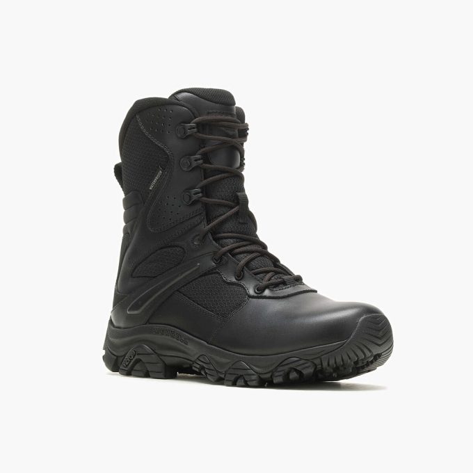 Bota impermeable con cremallera y respuesta táctica Moab 3 8″ para hombre Bota impermeable con cremallera y respuesta táctica Moab 3 8″ para hombre