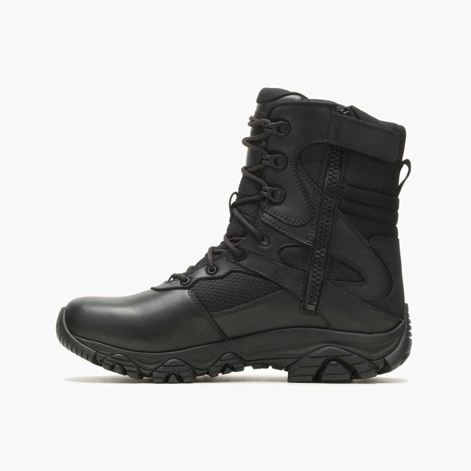 Bota impermeable con cremallera y respuesta táctica Moab 3 8″ para hombre Bota impermeable con cremallera y respuesta táctica Moab 3 8″ para hombre