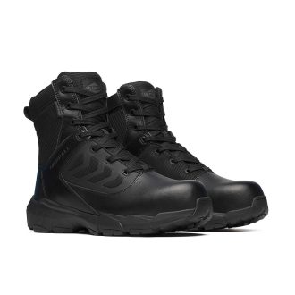 Bota táctica Fullbench de 8″ con cremallera, impermeable y de fibra de carbono para hombre