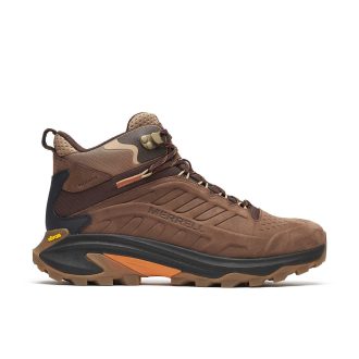 Botas de cuero Moab Speed  2 Mid impermeables para hombre