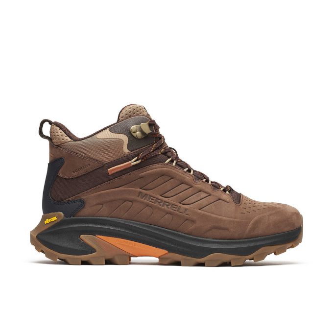 Botas de cuero Moab Speed 2 Mid impermeables para hombre Botas de cuero Moab Speed 2 Mid impermeables para hombre