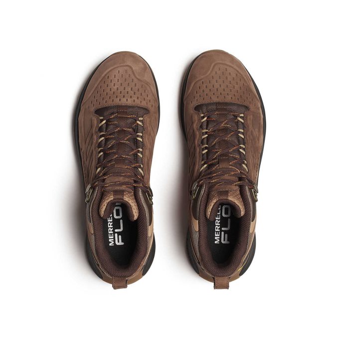 Botas de cuero Moab Speed 2 Mid impermeables para hombre Botas de cuero Moab Speed 2 Mid impermeables para hombre