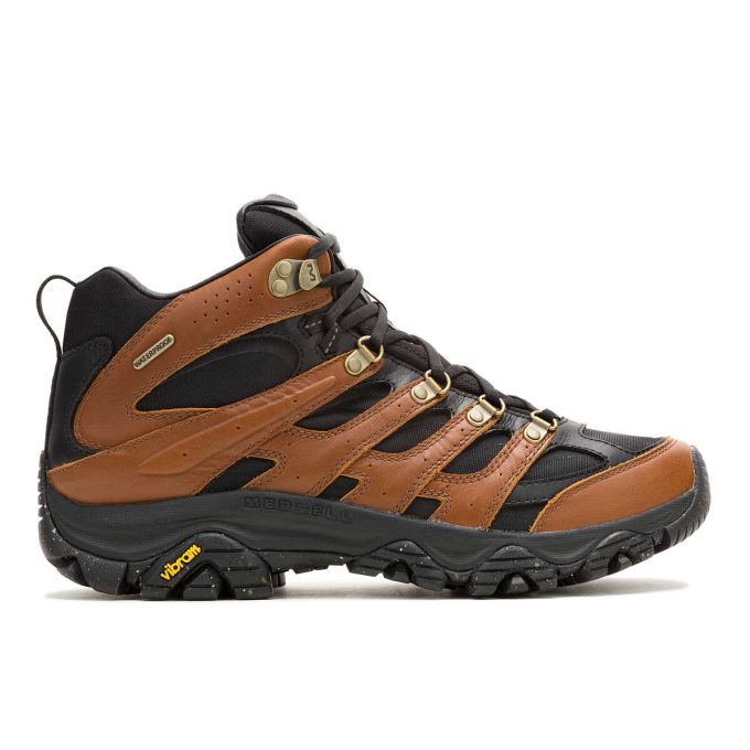 Botas Moab 3 Luxe de cuero para hombre, impermeables, de media caña Botas Moab 3 Luxe de cuero para hombre, impermeables, de media caña