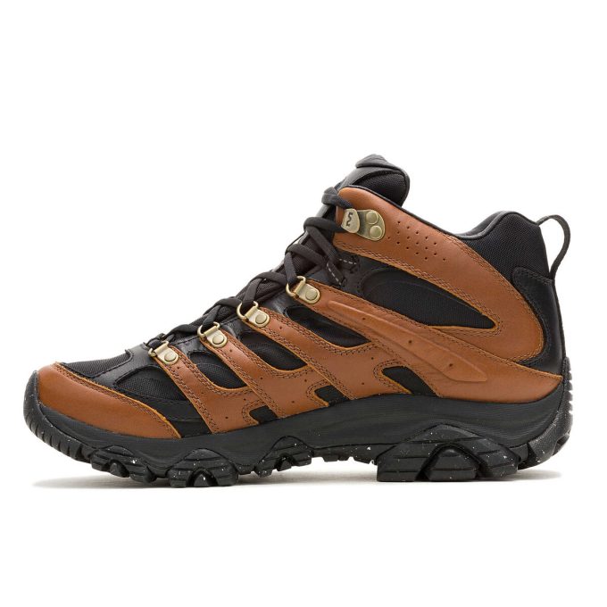 Botas Moab 3 Luxe de cuero para hombre, impermeables, de media caña Botas Moab 3 Luxe de cuero para hombre, impermeables, de media caña