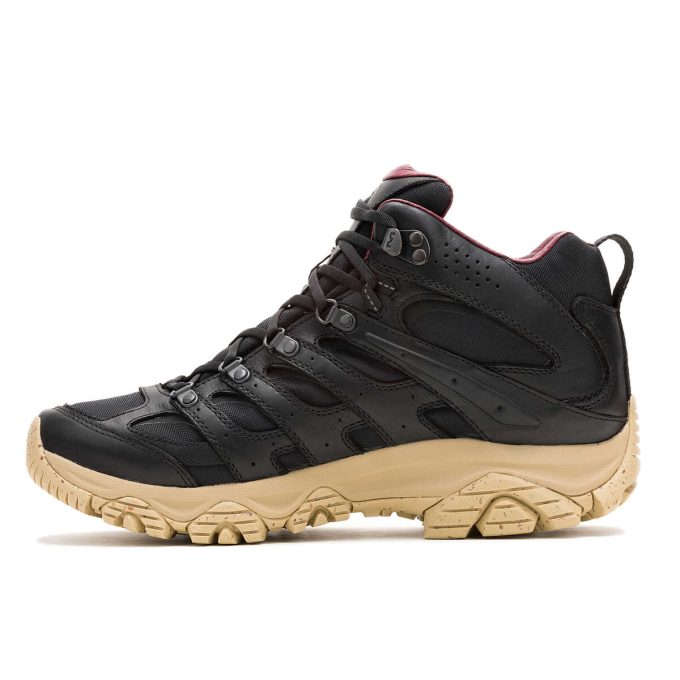 Botas Moab 3 Luxe de cuero para hombre, impermeables, de media caña Botas Moab 3 Luxe de cuero para hombre, impermeables, de media caña