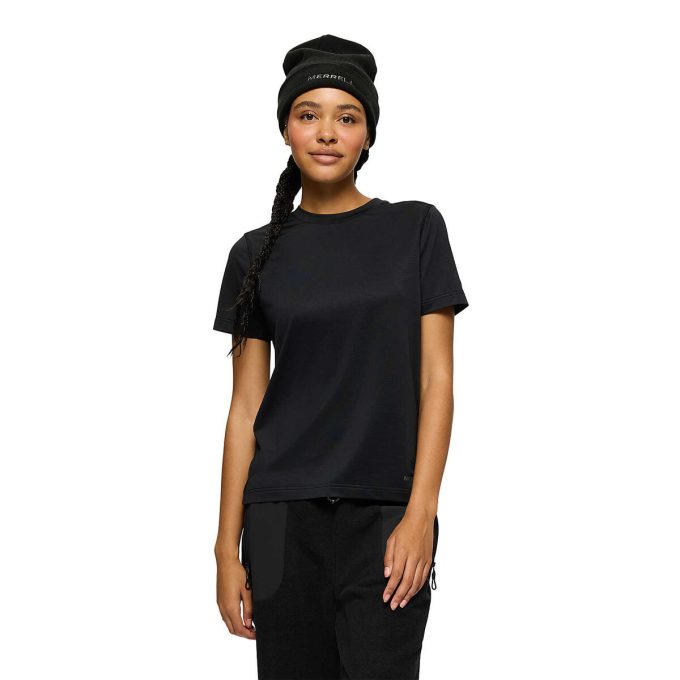 Camiseta deportiva de manga corta para mujer