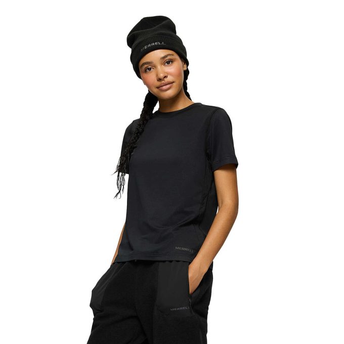 Camiseta deportiva de manga corta para mujer